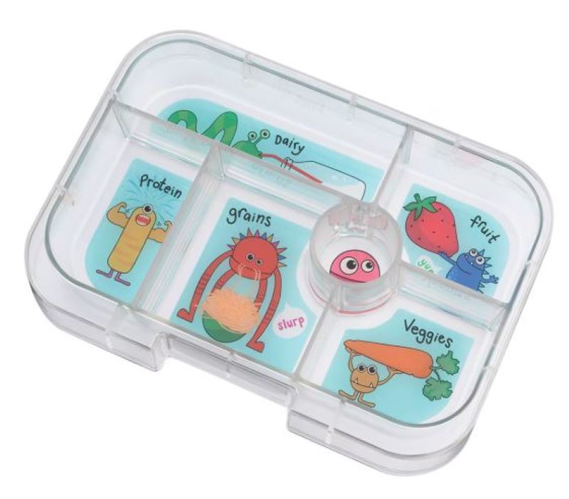 Yumbox Original Lunch Box 6 Comp - Jurassic Green Monsters