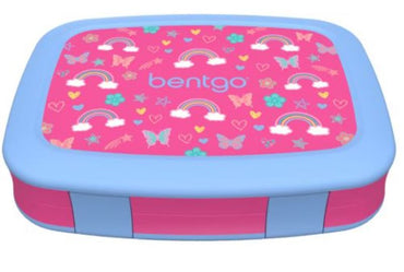 Bentgo Kids Prints Lunch Box Rainbows & Butterflies