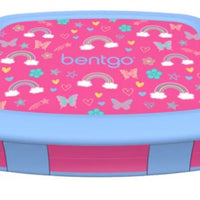Bentgo Kids Prints Lunch Box Rainbows & Butterflies