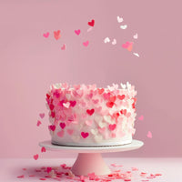 Small Hearts Valentine Wafer Decorations (9g)