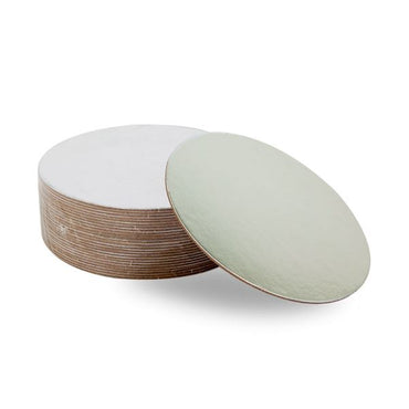 Cake Board Round Silver 25cm /10inch (2.5mm thick)