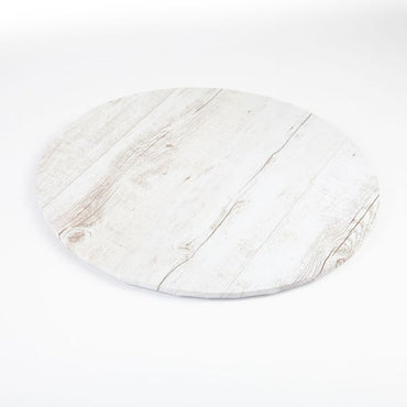 Cake Board Round  Wood Grain 20cm / 8inch