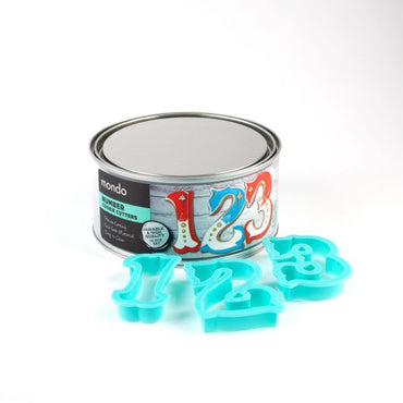 Mondo Plastic Number Cookie Cutter Set 10
