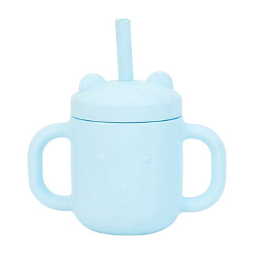 Mini Sippi Bear W Handles Iced Blue