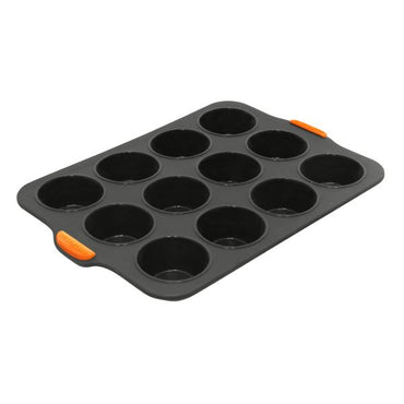 Bakemaster Silicone 12 Cup Muffin Tray