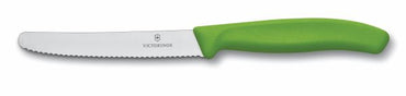 Vict 11cm Steak Knife Wav Green 7836.L114