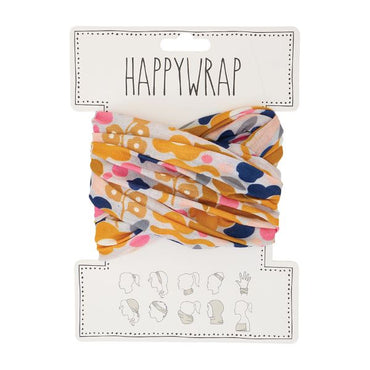 Happywrap - Floral Puzzle Mustard