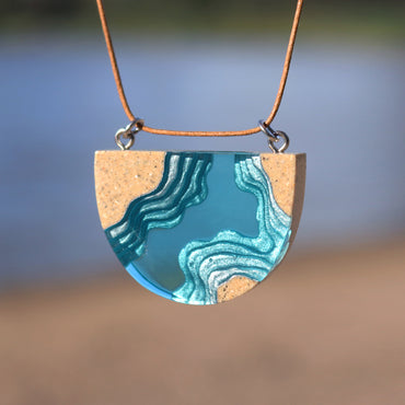 Necklace Aqua Waterway S& Resin 154000371